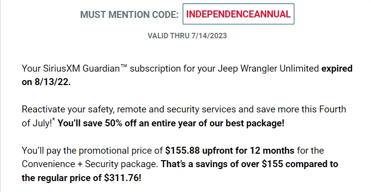 Jeep Wrangler JL Independence Day Sales? 1688388975726
