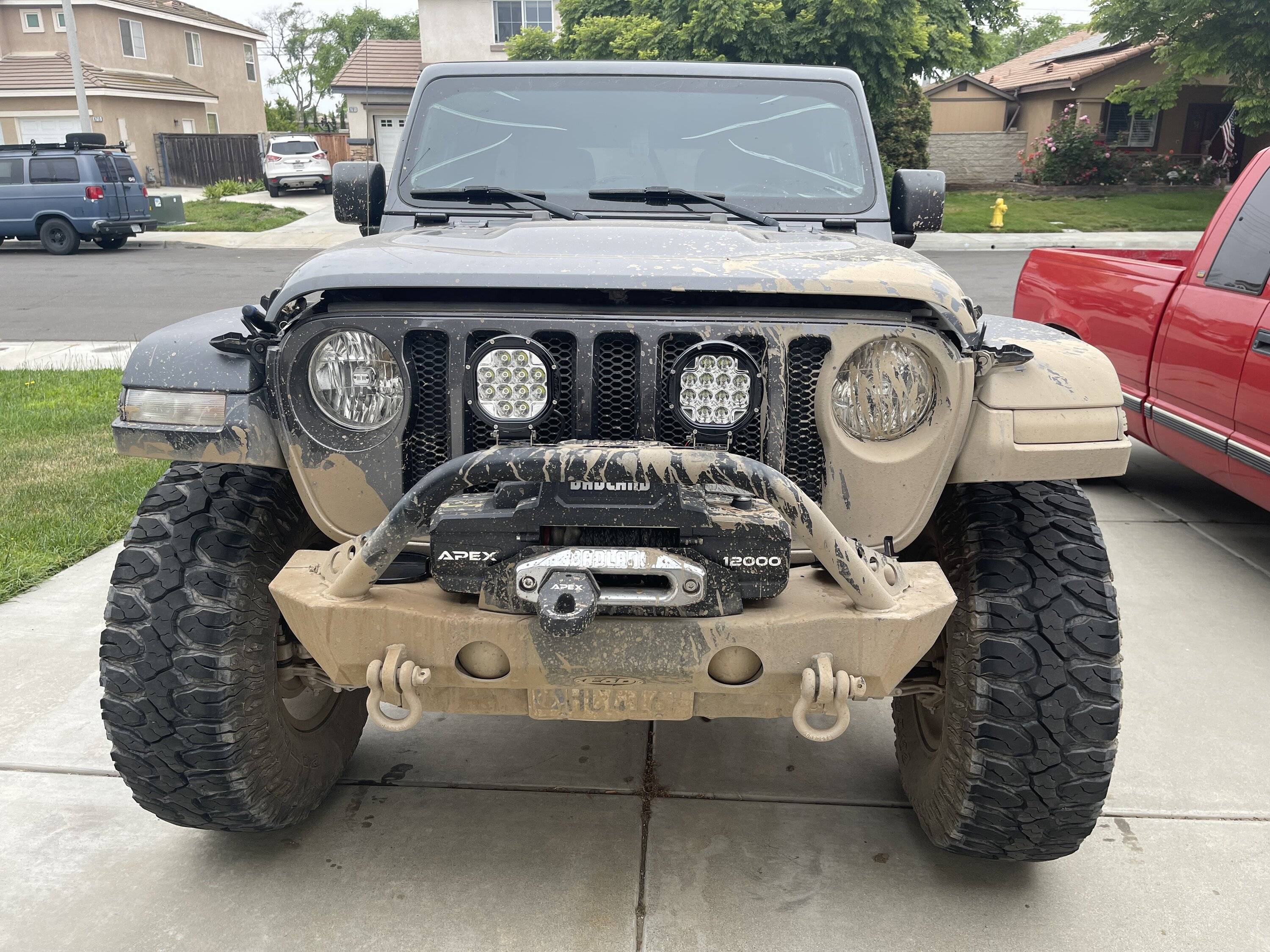 Jeep Wrangler JL Stubby bumper IMG_6044