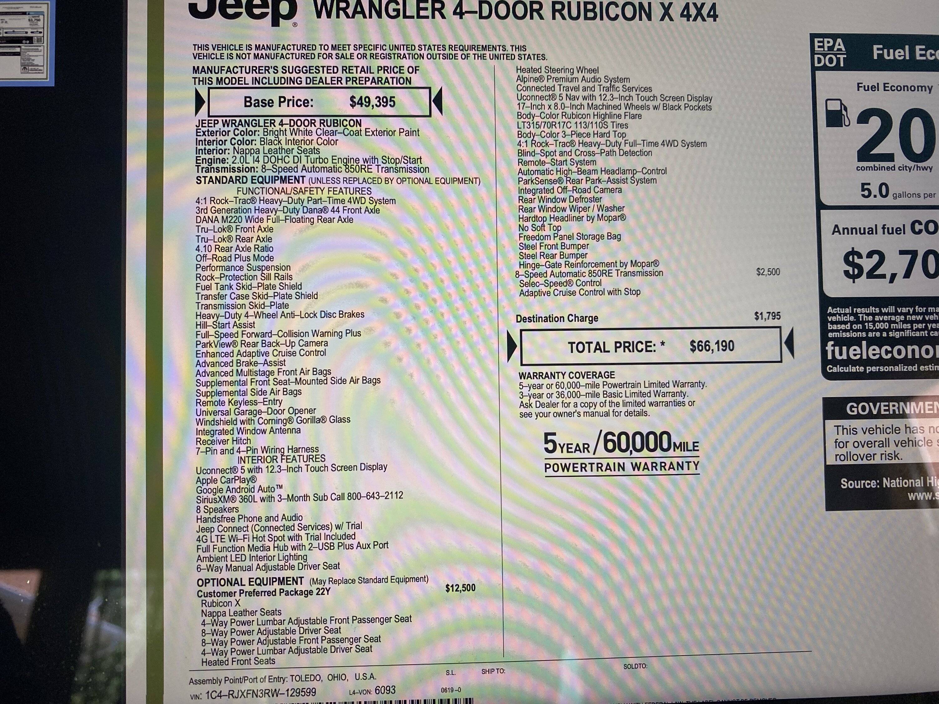 Jeep Wrangler JL 2024 Rubicon X 1688496549494