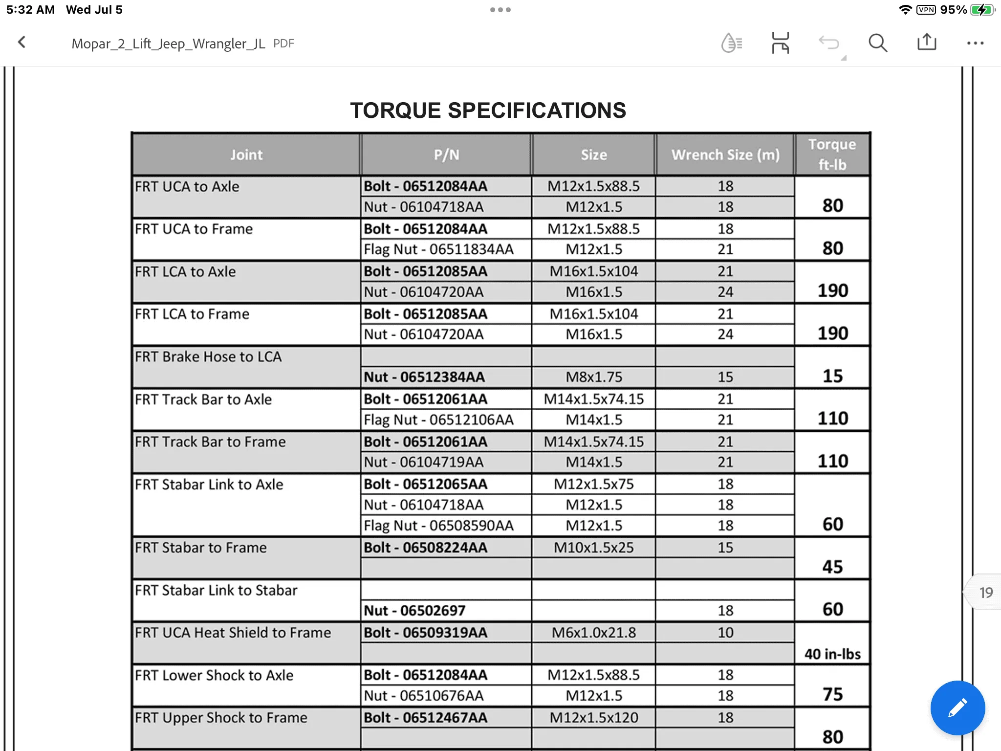 Jeep Wrangler JL Torque Specs IMG_0074