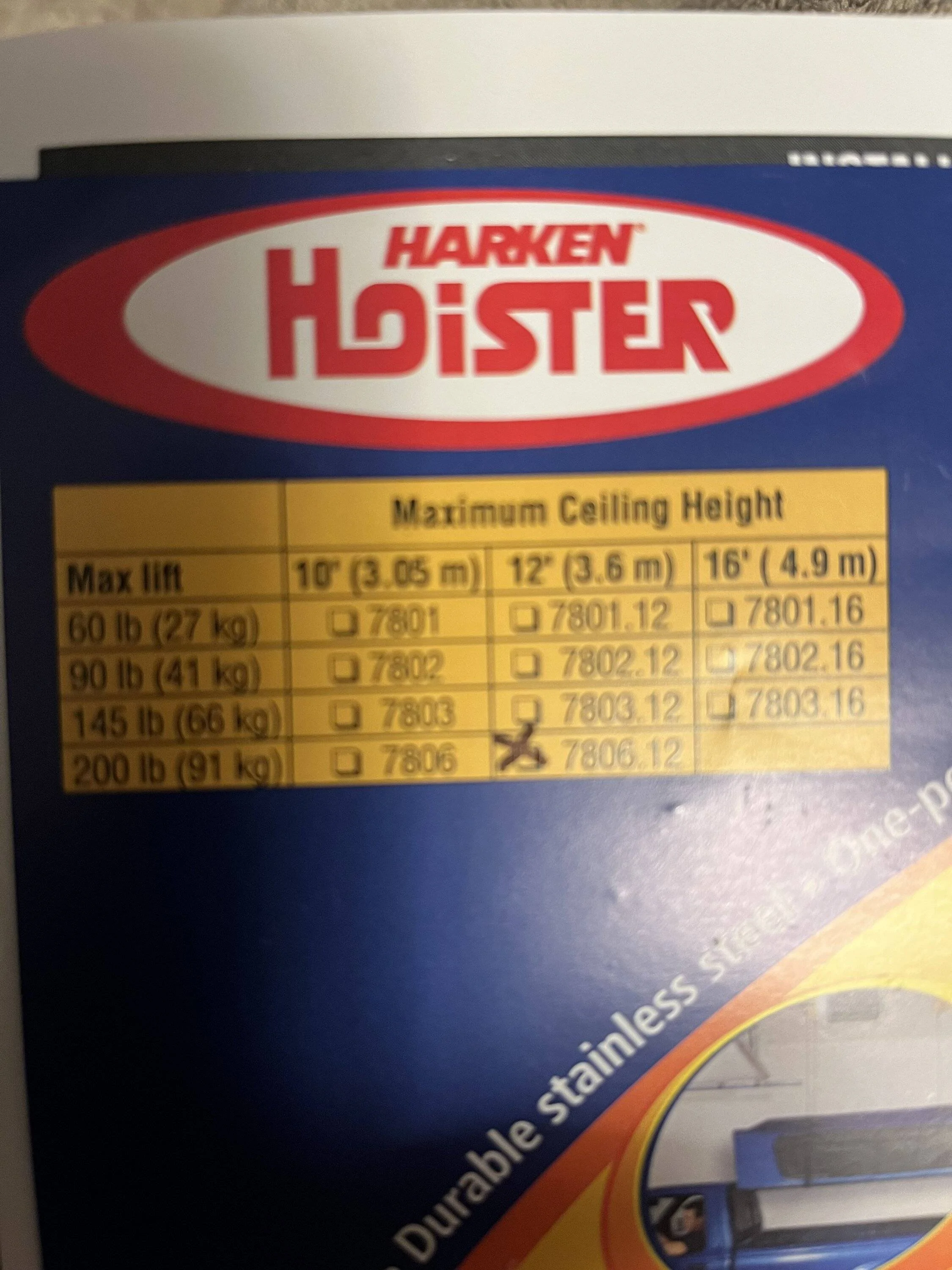Jeep Wrangler JL Harken Hoist 7806.12 IMG_1557