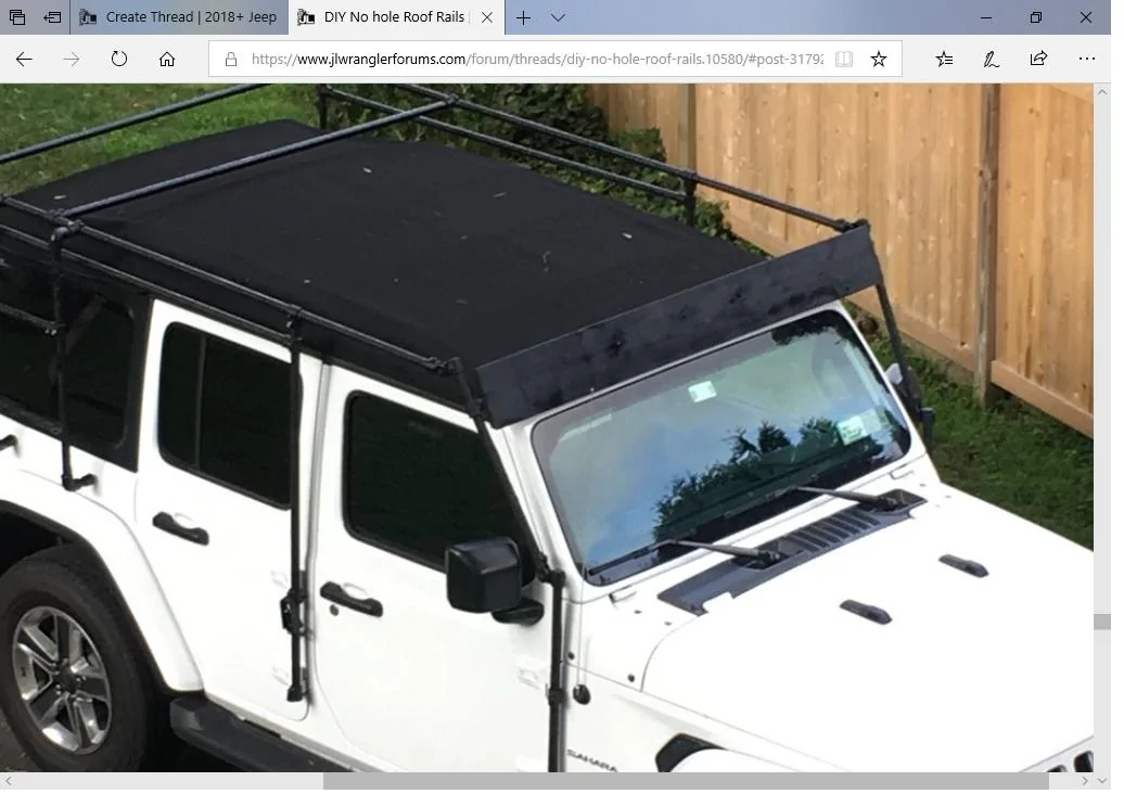 Jeep Wrangler JL AirFoil Primer Please roofrack