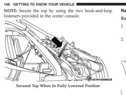 Jeep Wrangler JL Premium soft top wear -Potential Problem Captur