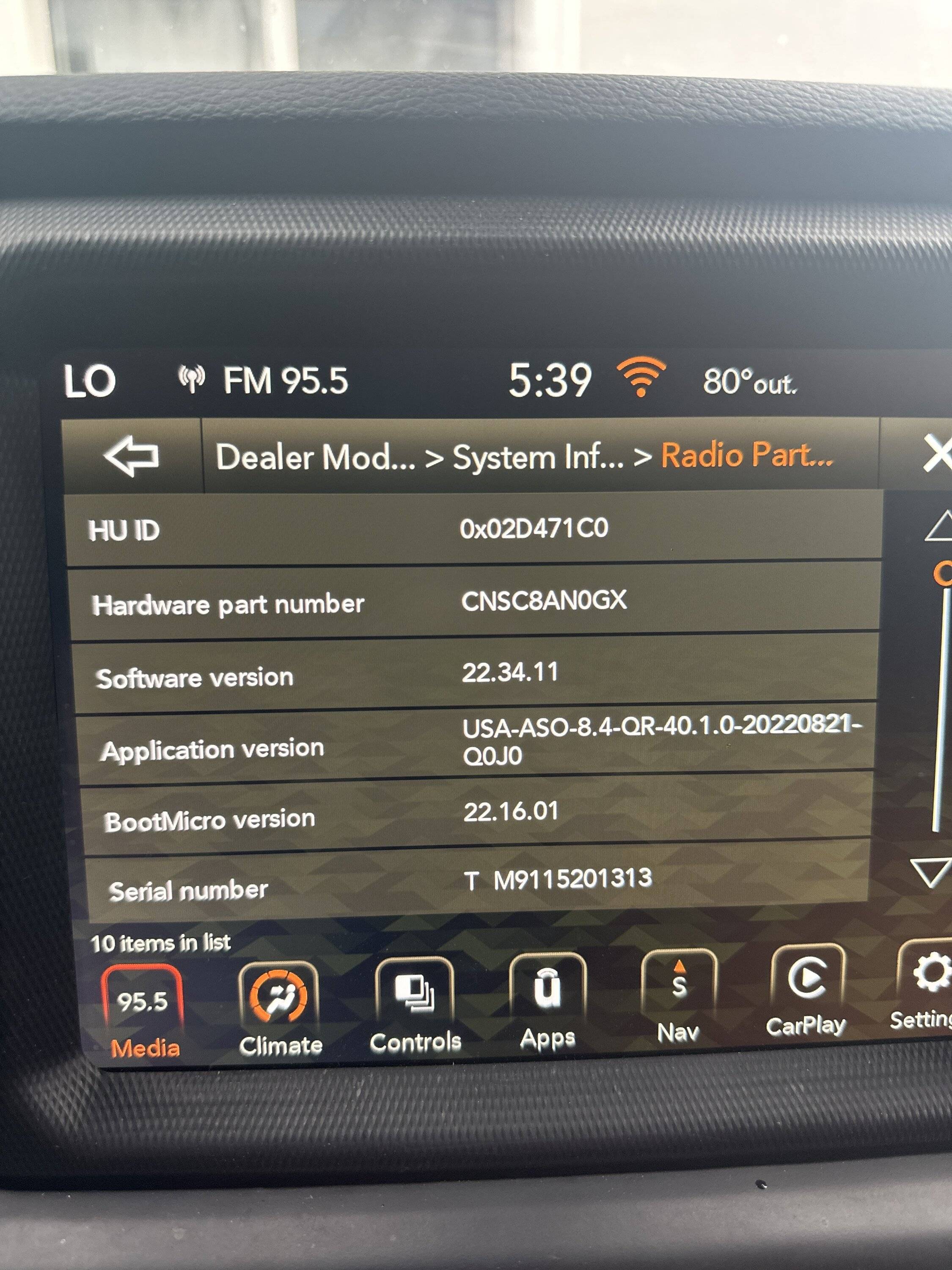 Jeep Wrangler JL New update for 8.4  Uconnect radio image