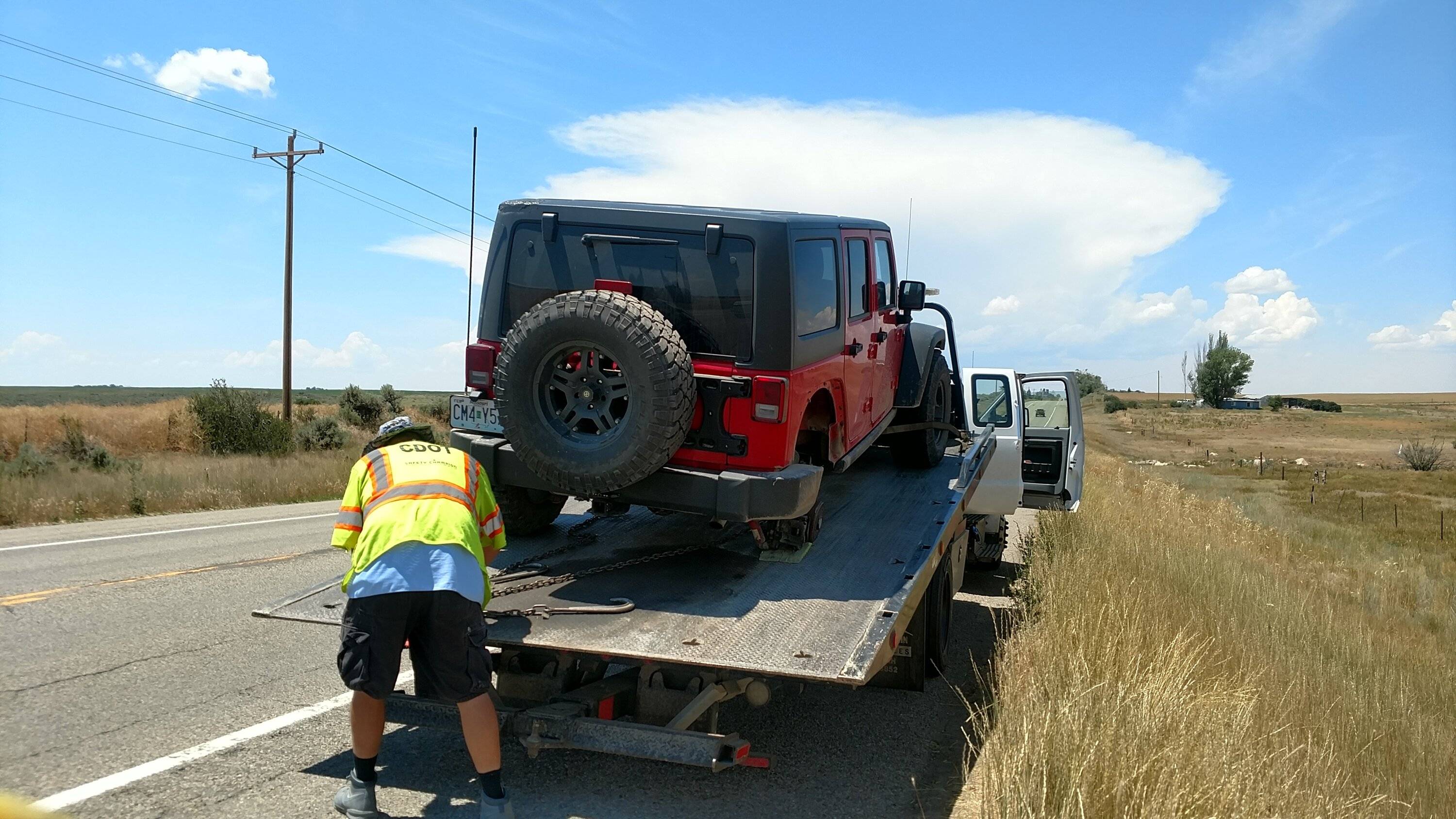 Jeep Wrangler JL Wheel sheared off studs IMG_20170710_135015198_HDR