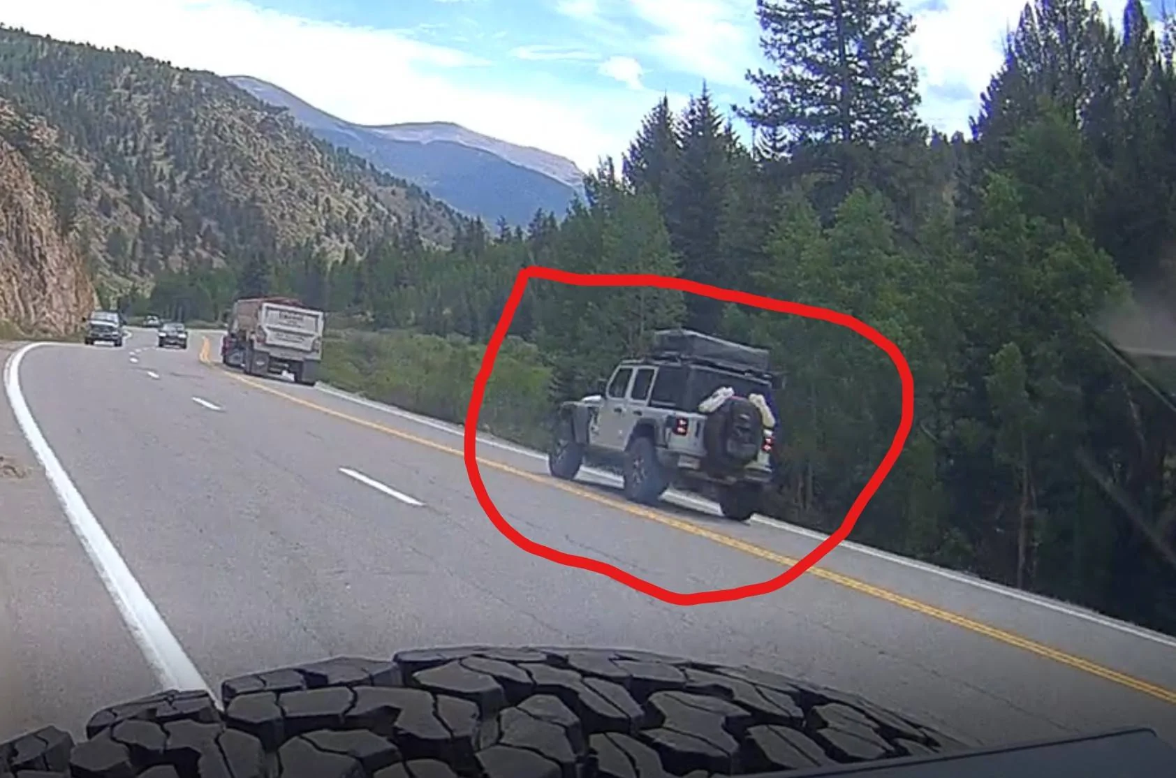 Jeep Wrangler JL Well this was more exciting than we bargained for heading up Kenosha Pass Screenshot 2023-07-10 175446