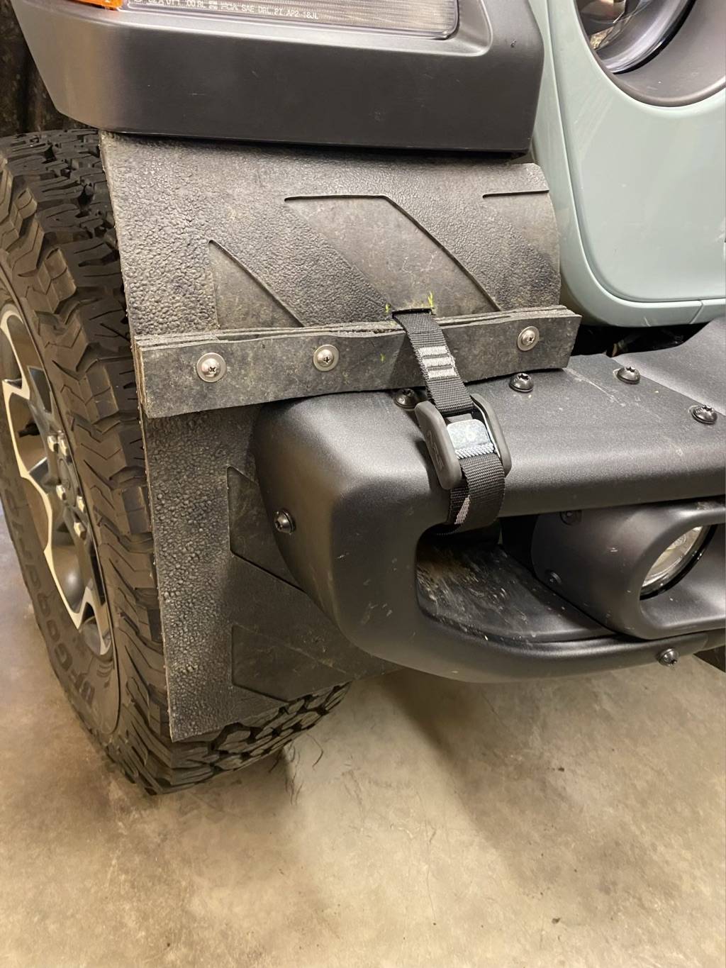 Jeep Wrangler JL Toad Front Mudflaps IMG_0538