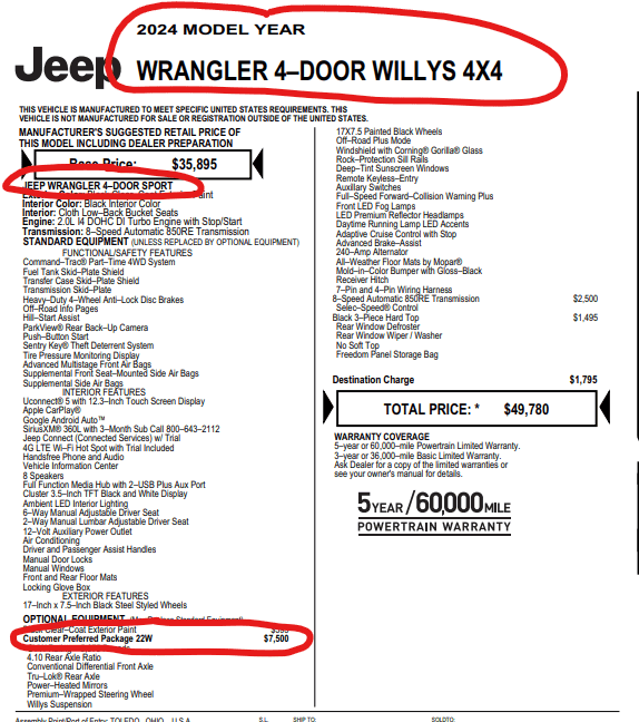Jeep Wrangler JL Jeep Wrangler Willys Trim? 1689353487261
