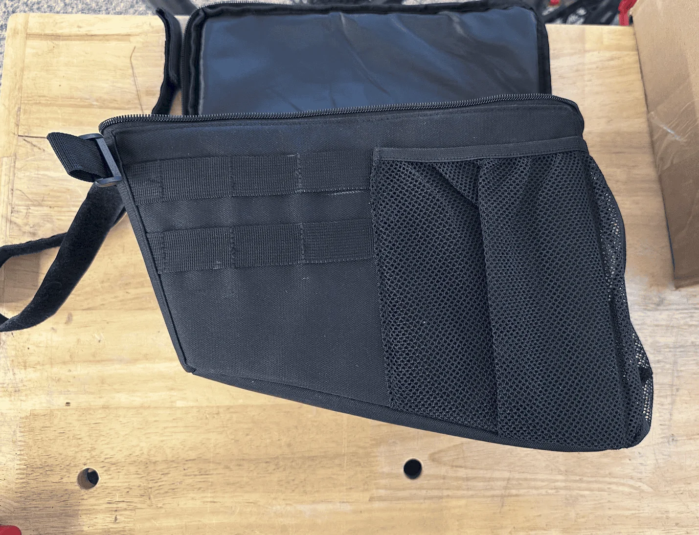Jeep Wrangler JL Driver side wheelwhell organizer bag 1689355475621