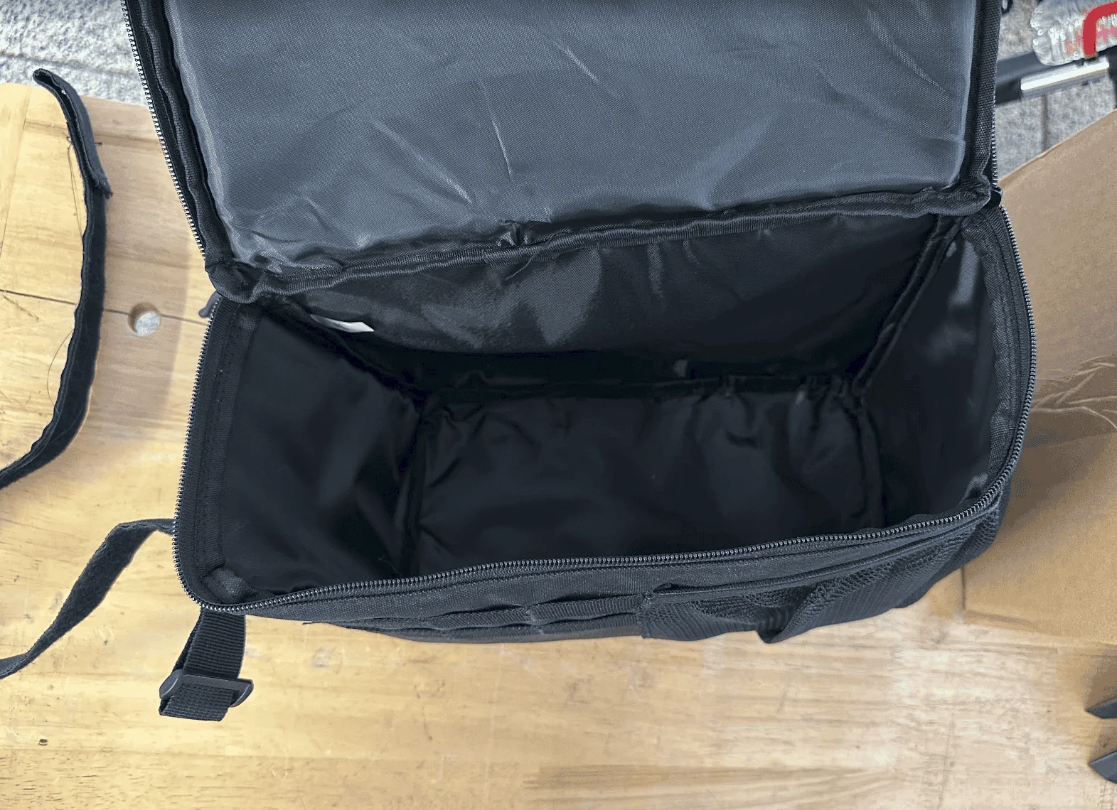 Jeep Wrangler JL Driver side wheelwhell organizer bag 1689355506918