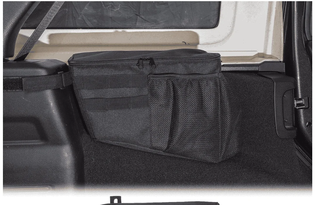 Jeep Wrangler JL Driver side wheelwhell organizer bag 1689355561134