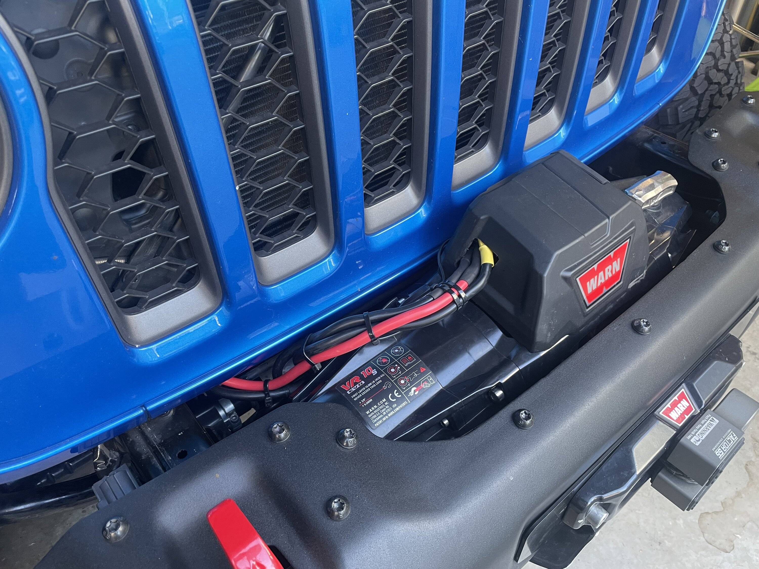 Jeep Wrangler JL New 2024 Wrangler Winch Bumper in person -- closeup photos IMG_4239