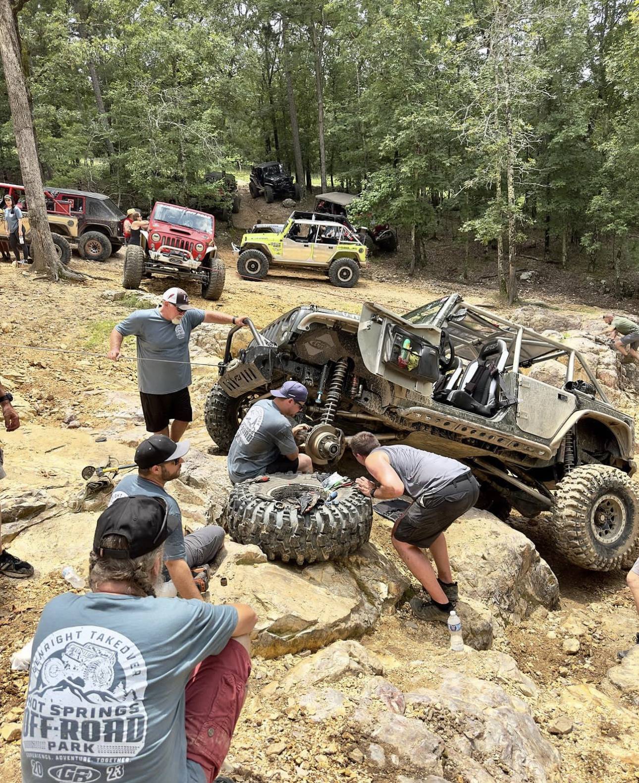 Jeep Wrangler JL GenRight Off-Road invasion of Hot Springs Off-Road Park Fun Run event IMG_9924