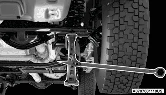 Jeep Wrangler JL What's the jack point for front wheels? 1689605124751