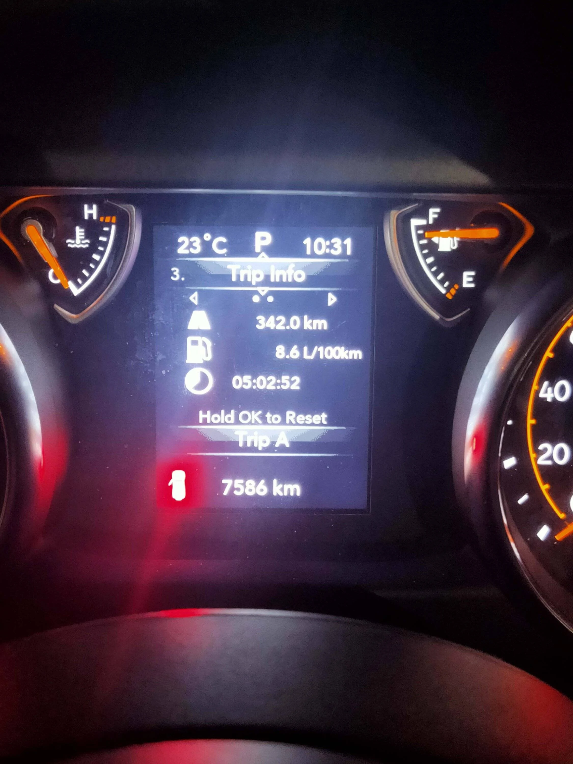 Jeep Wrangler JL Achieved amazing mpg today. 1