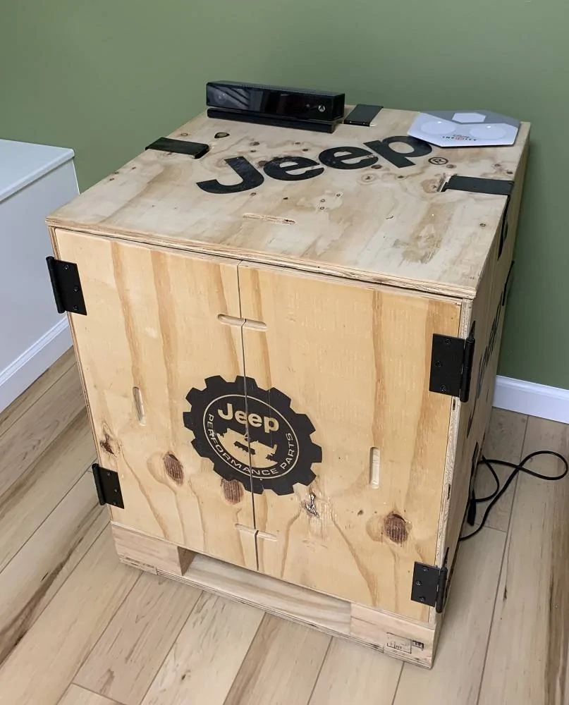 Jeep Wrangler JL Mopar crate > garage caddy conversion IMG_6368