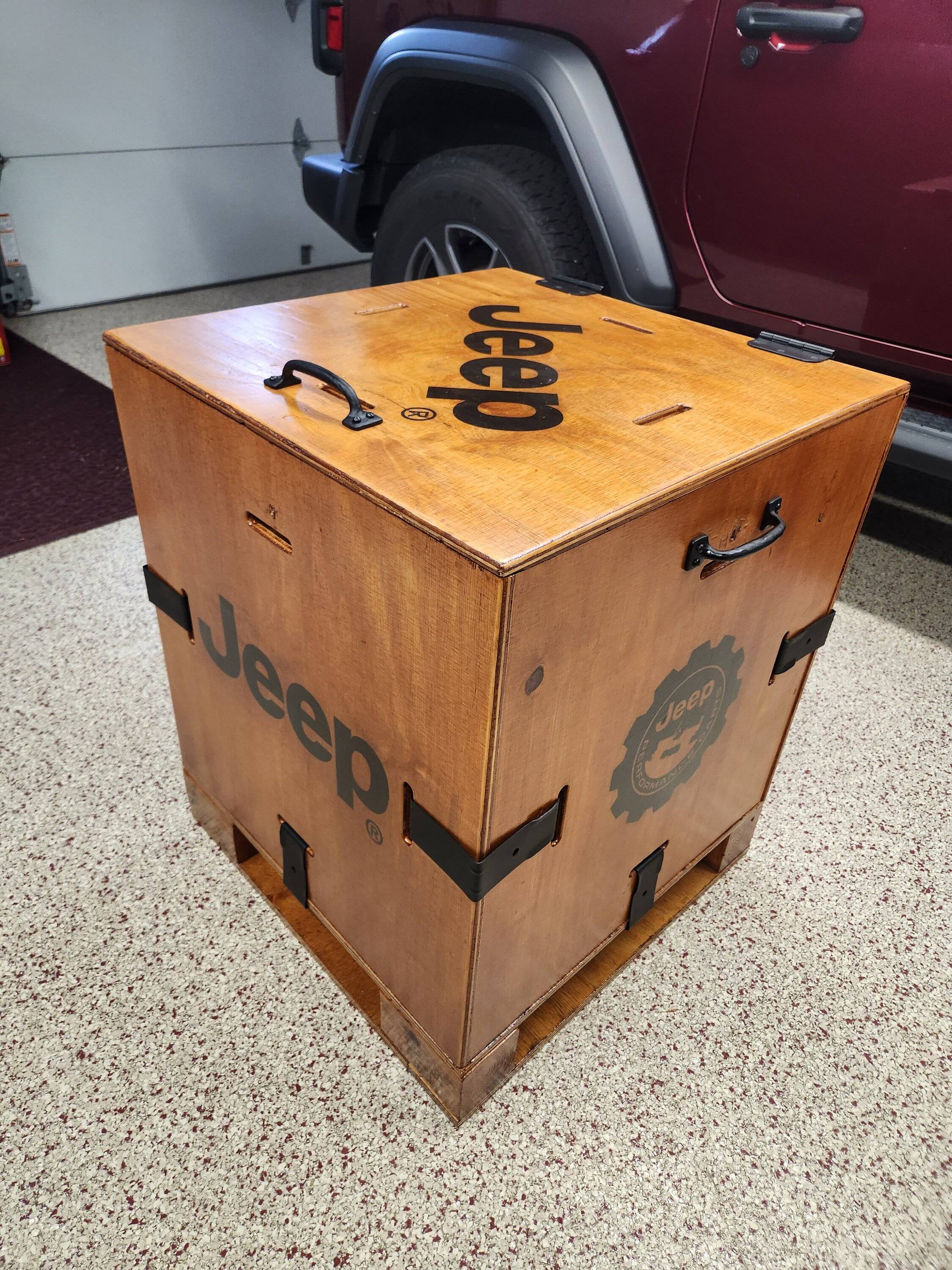 Jeep Wrangler JL Mopar crate > garage caddy conversion 20230604_141508