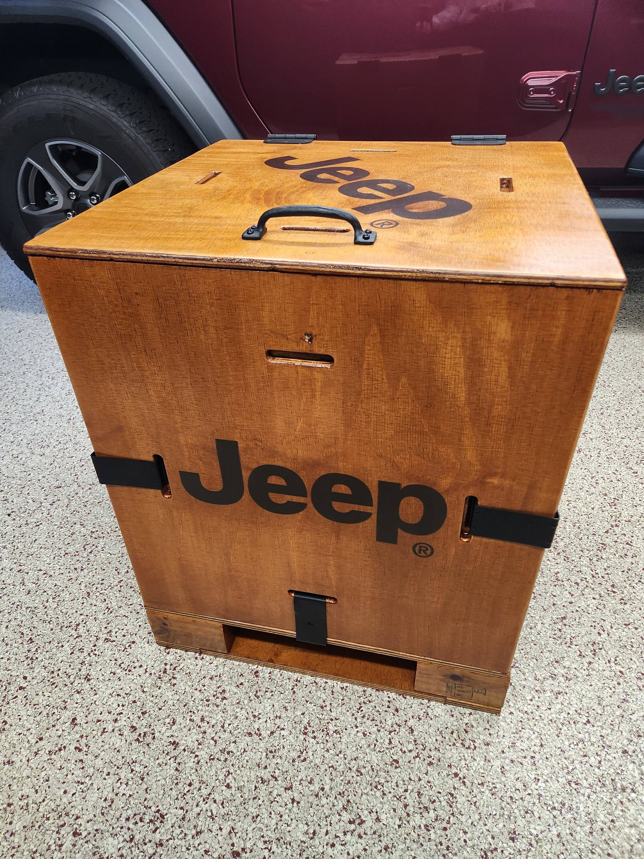 Jeep Wrangler JL Mopar crate > garage caddy conversion 20230604_141439