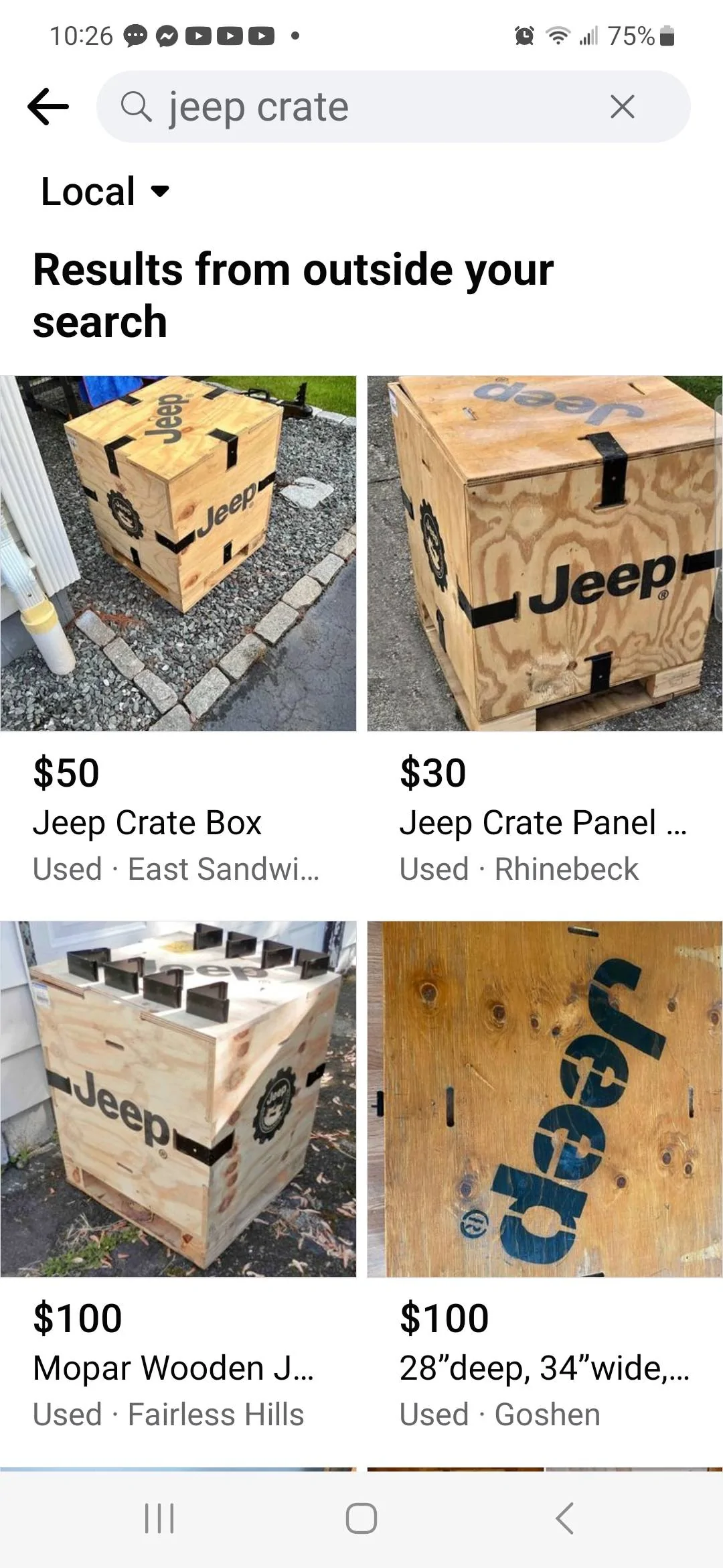 Jeep Wrangler JL Mopar crate > garage caddy conversion Screenshot_20230719_102619_Facebook