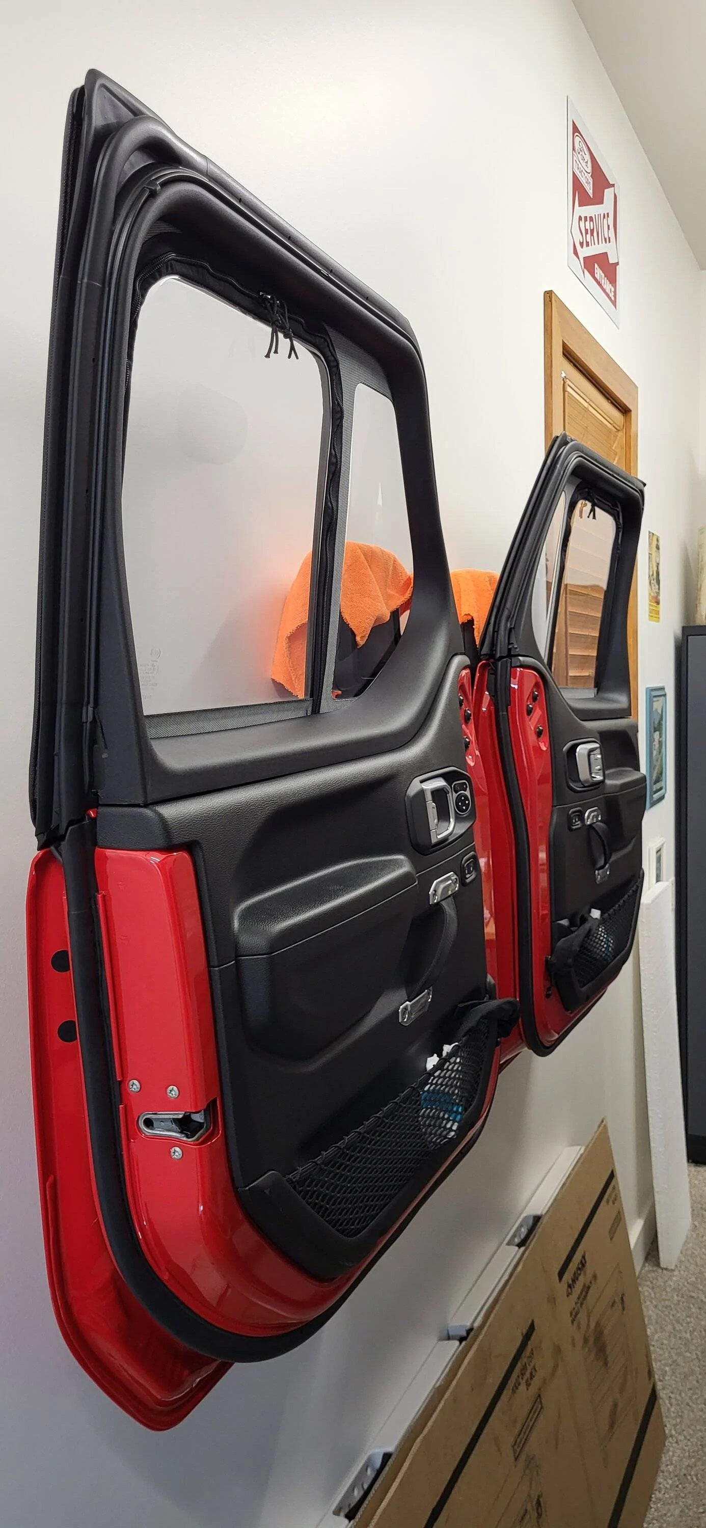 Jeep Wrangler JL Wall Mount Door Hangers 20230323_160202
