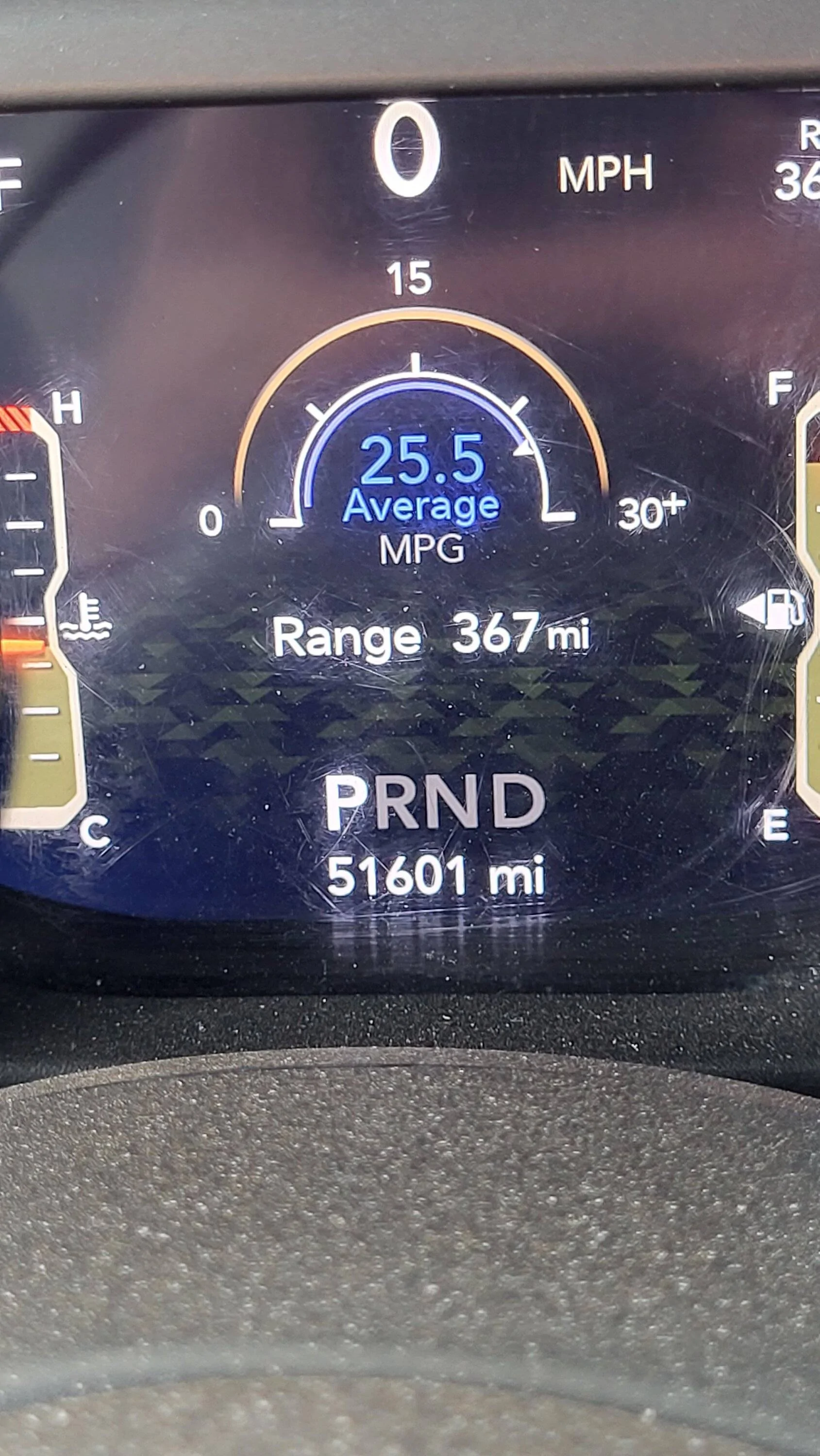 Jeep Wrangler JL Achieved amazing mpg today. 20230718_140626