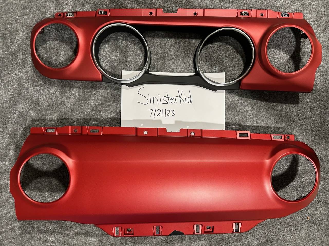 Jeep Wrangler JL 2023 Rubicon Red Dash Panels IMG_4334
