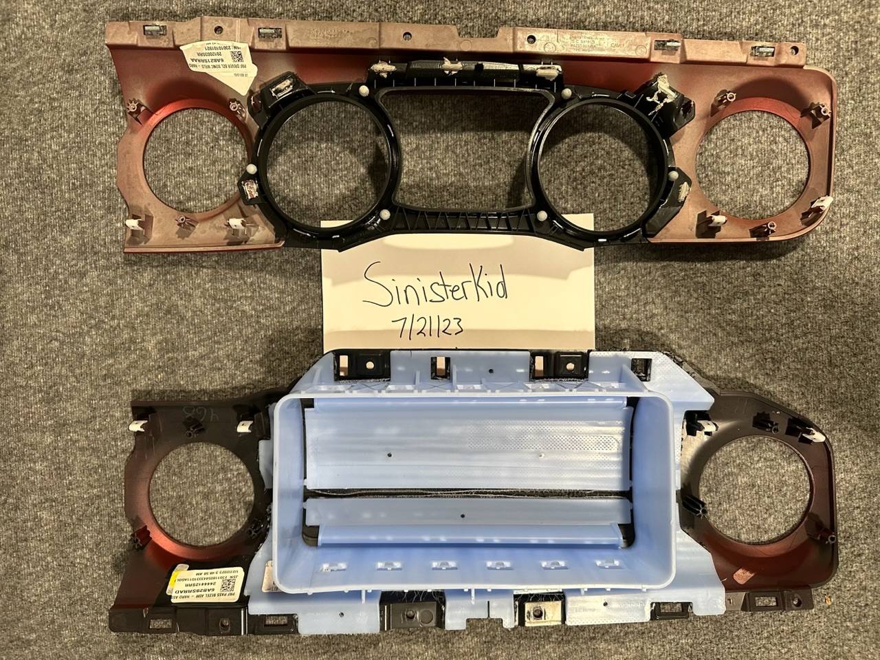 Jeep Wrangler JL 2023 Rubicon Red Dash Panels IMG_4335