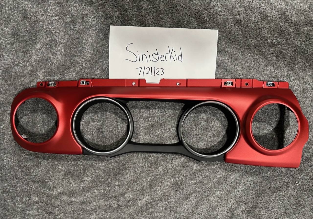Jeep Wrangler JL 2023 Rubicon Red Dash Panels IMG_4337