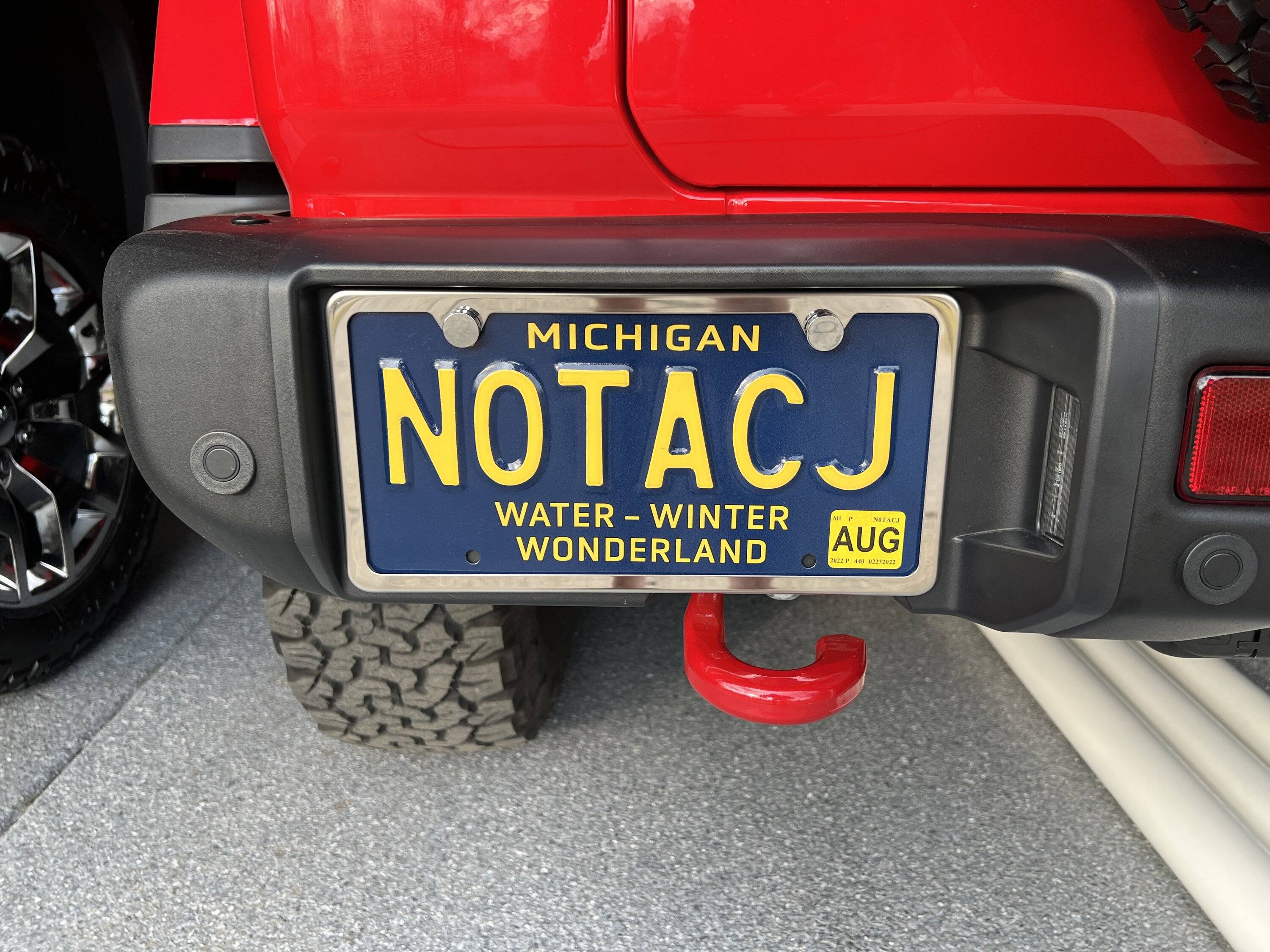 Jeep Wrangler JL Lets see those personalized plates!!! IMG_8059