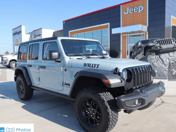 Jeep Wrangler JL 2024 Willys Front Grille 1689972215224