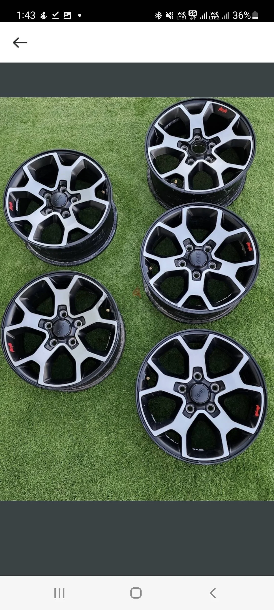 Jeep Wrangler JL Are these JL wheels? Screenshot_20230722_134311_dubizzl