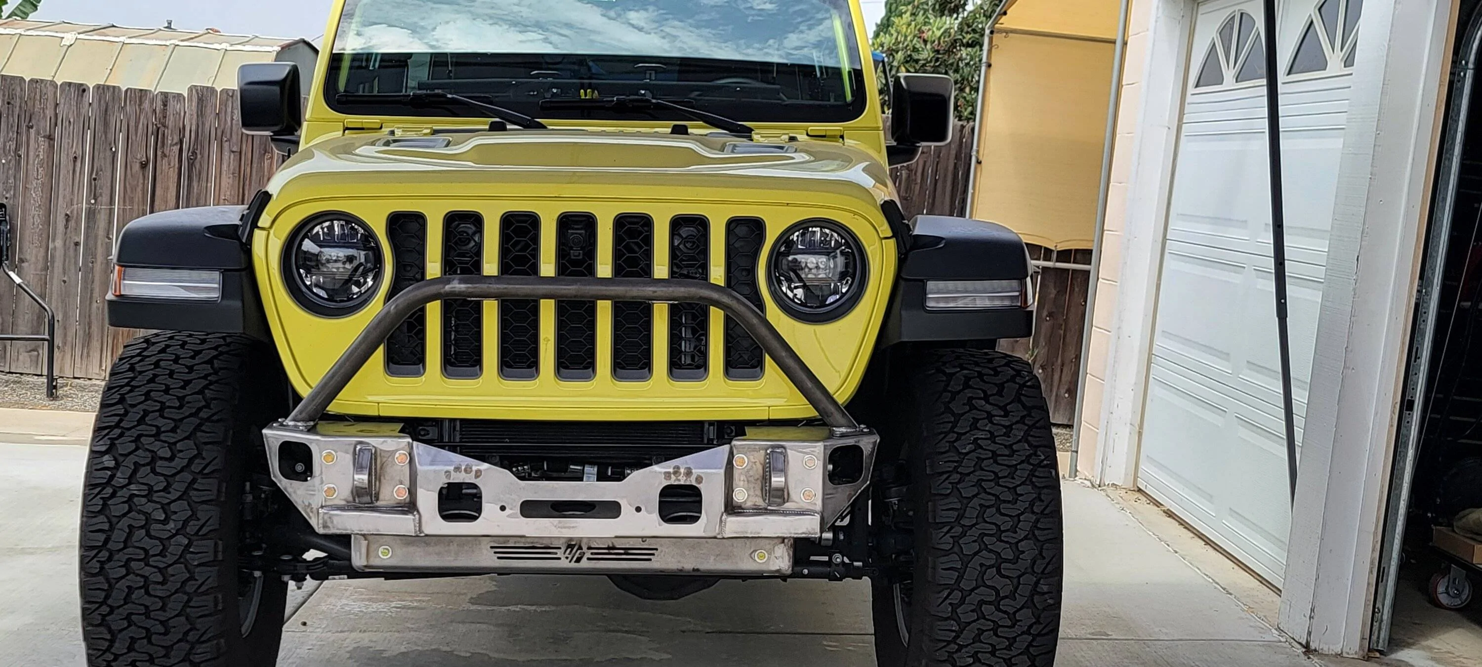 Jeep Wrangler JL Hefty fab Bumper Install 20230722_110538