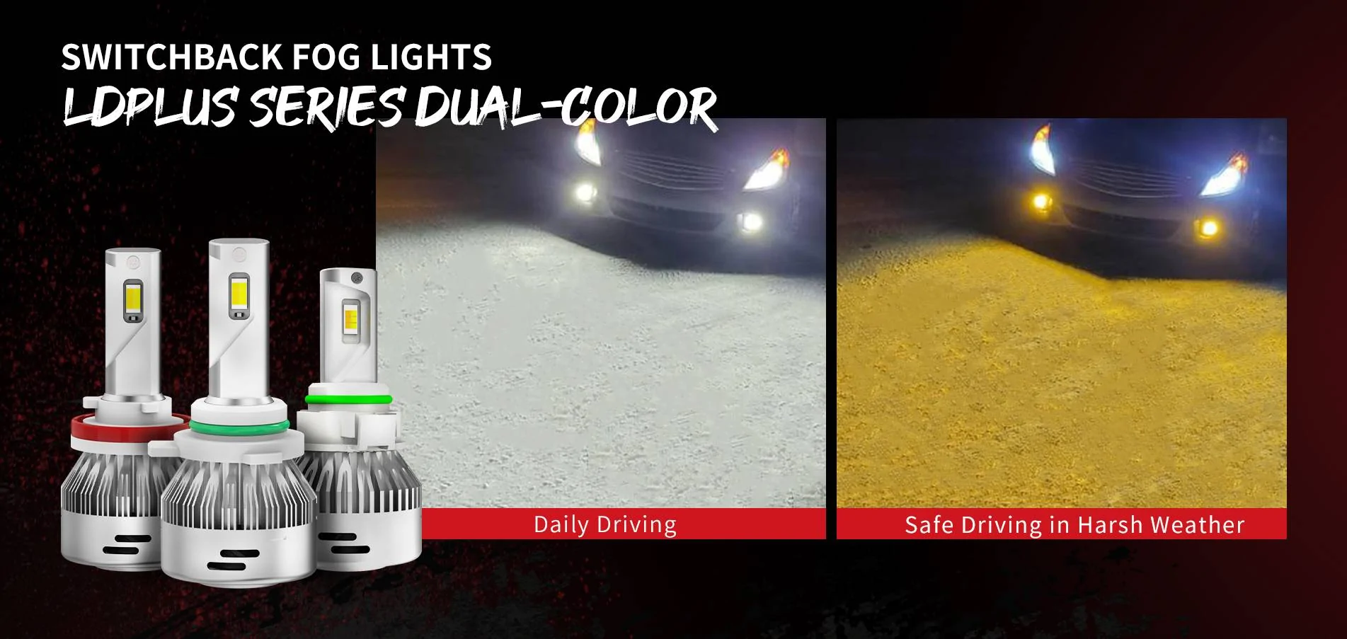 Jeep Wrangler JL LDplus Switchback LED Fog Light: Your Driving Safety Partner 1