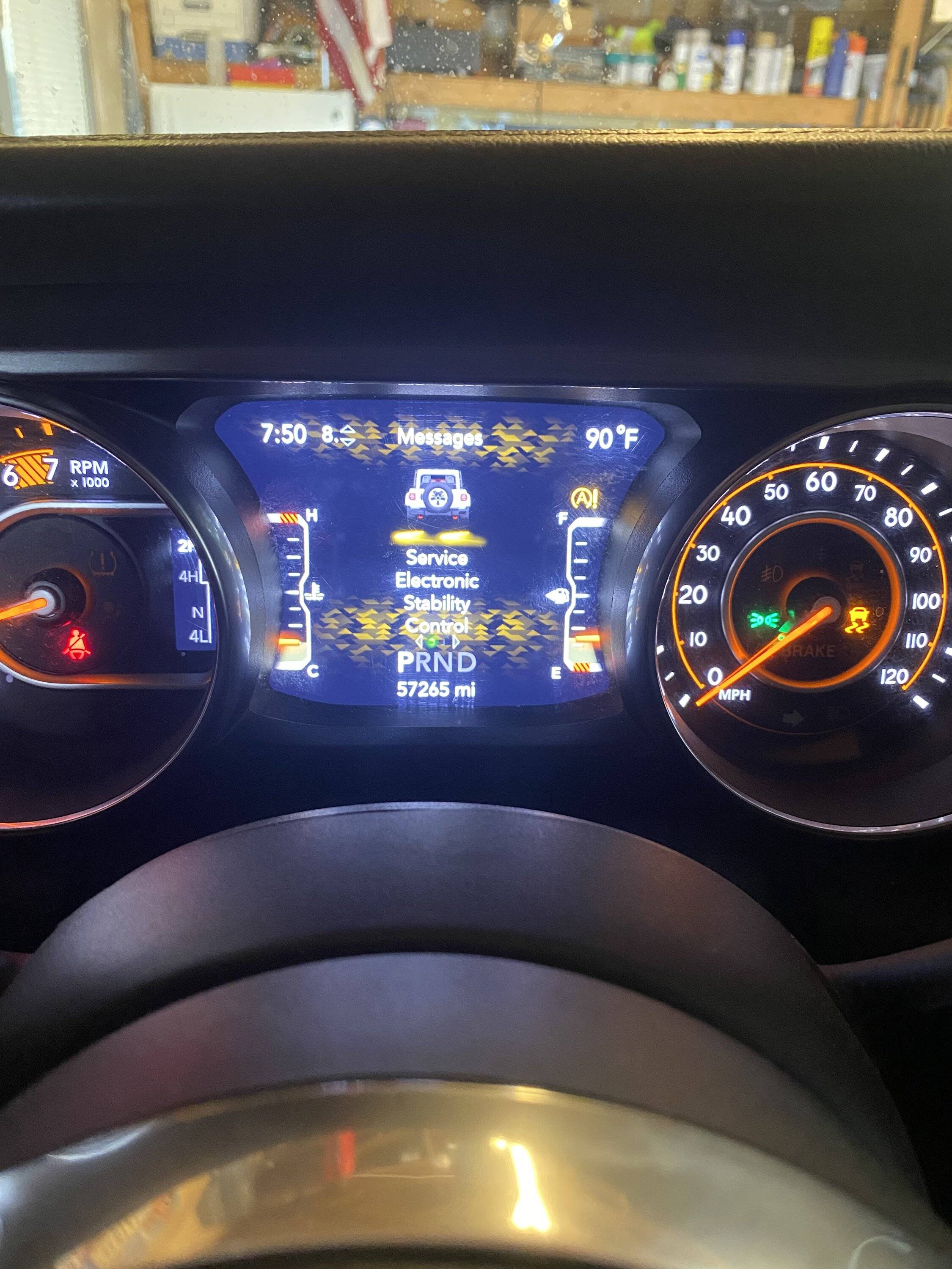 Jeep Wrangler JL Different ESS and ESC Issue Service Electronic Stability Control