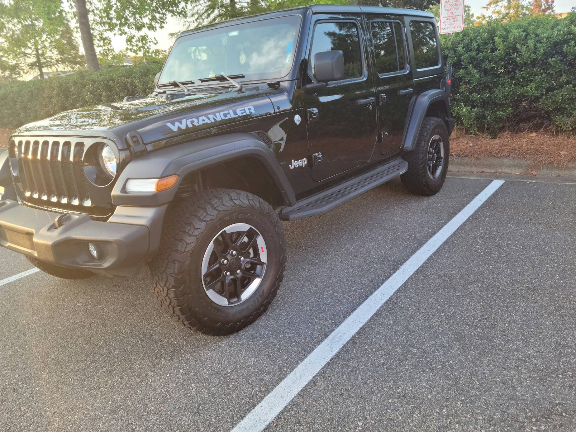 Jeep Wrangler JL Go Rhino RB20 side steps 20220922_073746