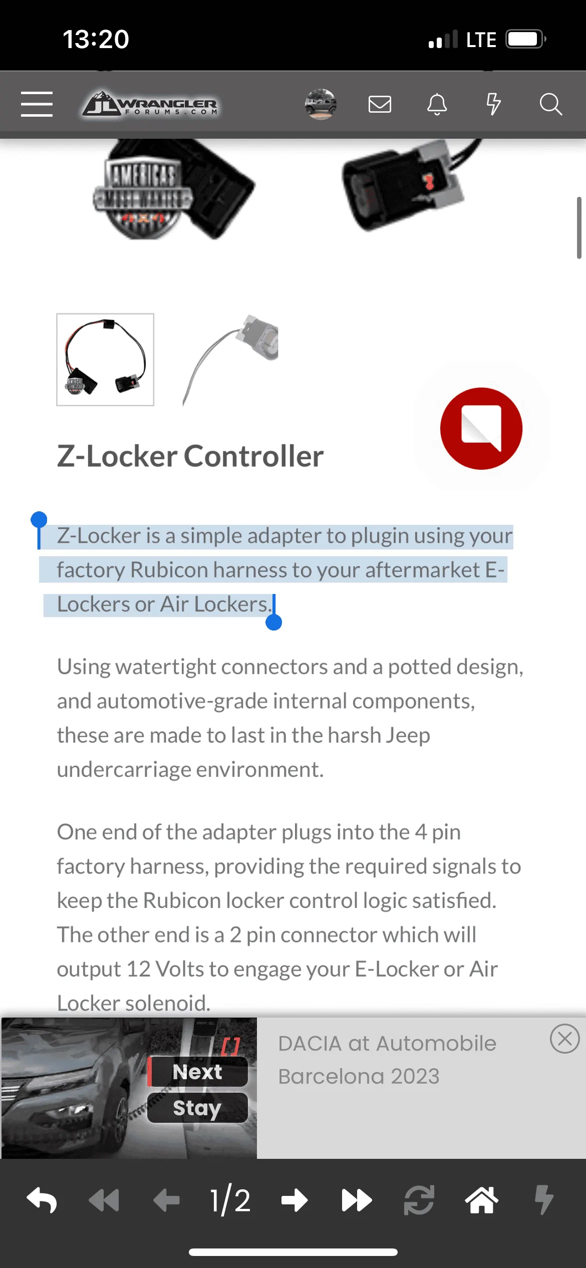 Jeep Wrangler JL Z-Locker Controller work with Eaton Lockers? IMG_3542