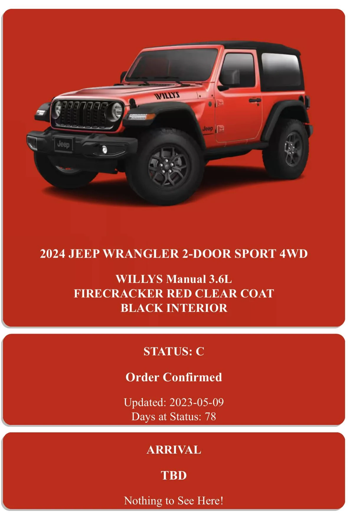 Jeep Wrangler JL 2024 Order Waiting Room IMG_0245