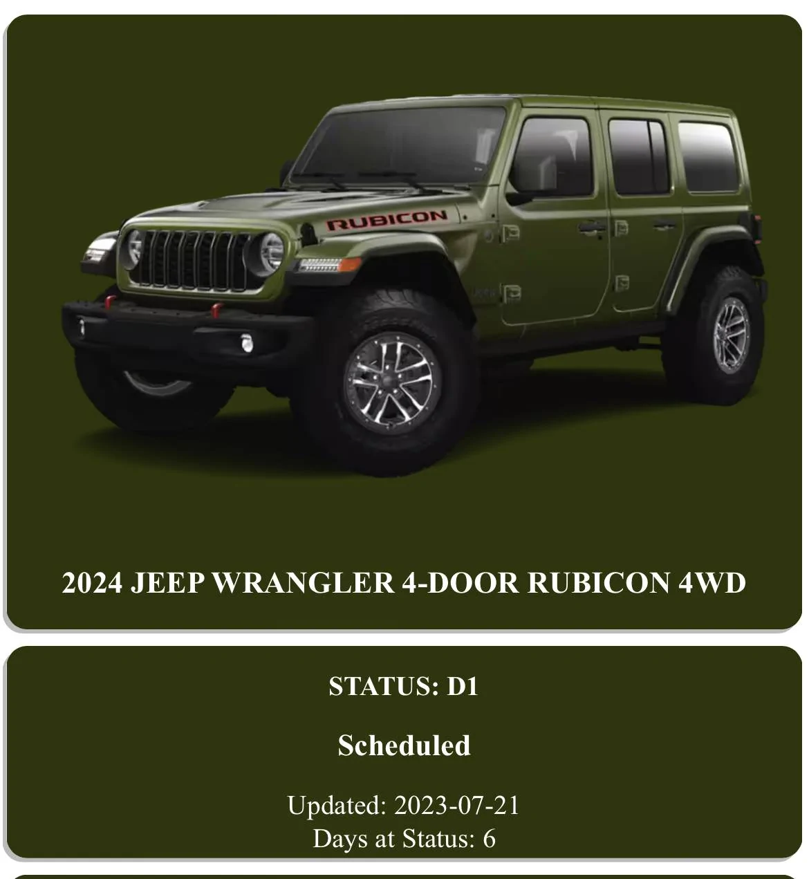 Jeep Wrangler JL 2024 Order Waiting Room IMG_4078