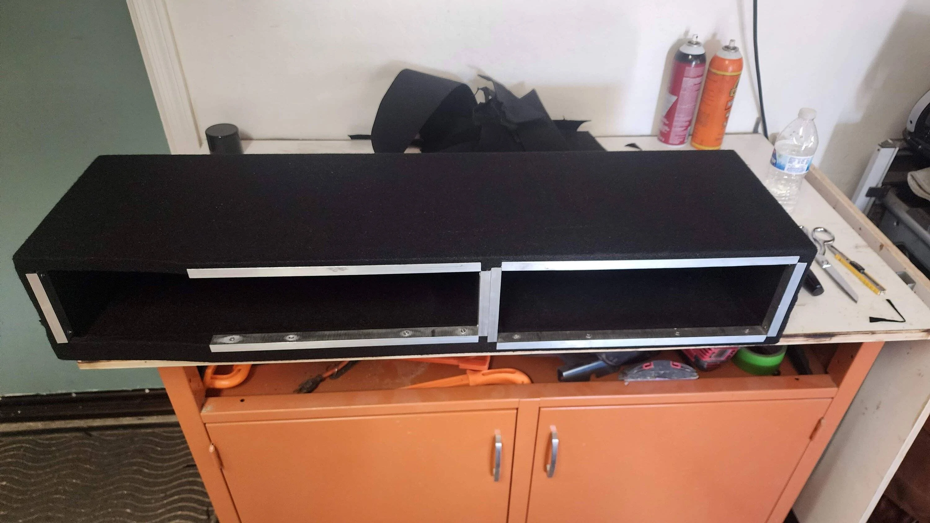 Jeep Wrangler JL I built a box for tools and gear. 20230704_132243