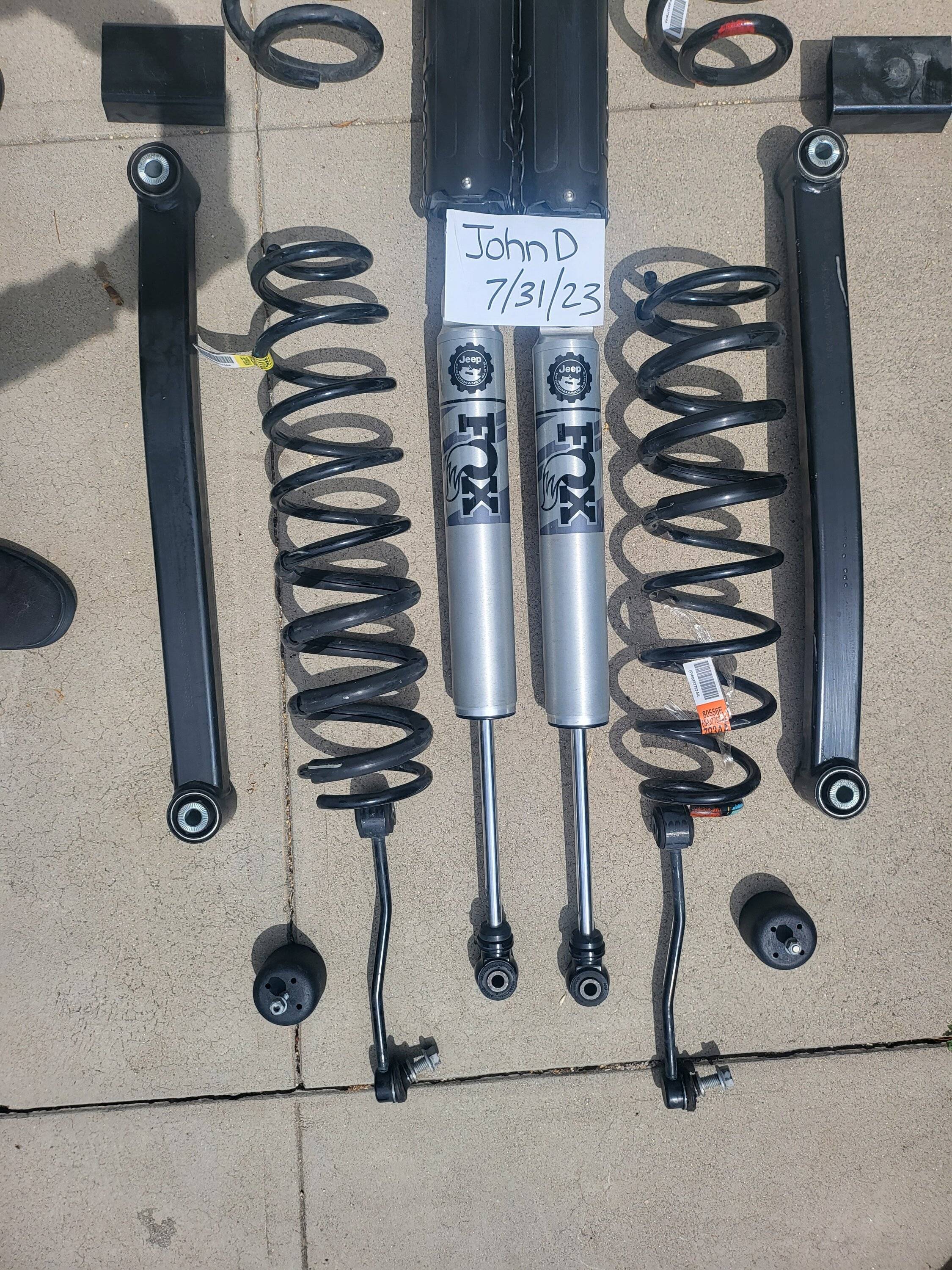 Jeep Wrangler JL Mopar 2 inch Lift 20230731_145642