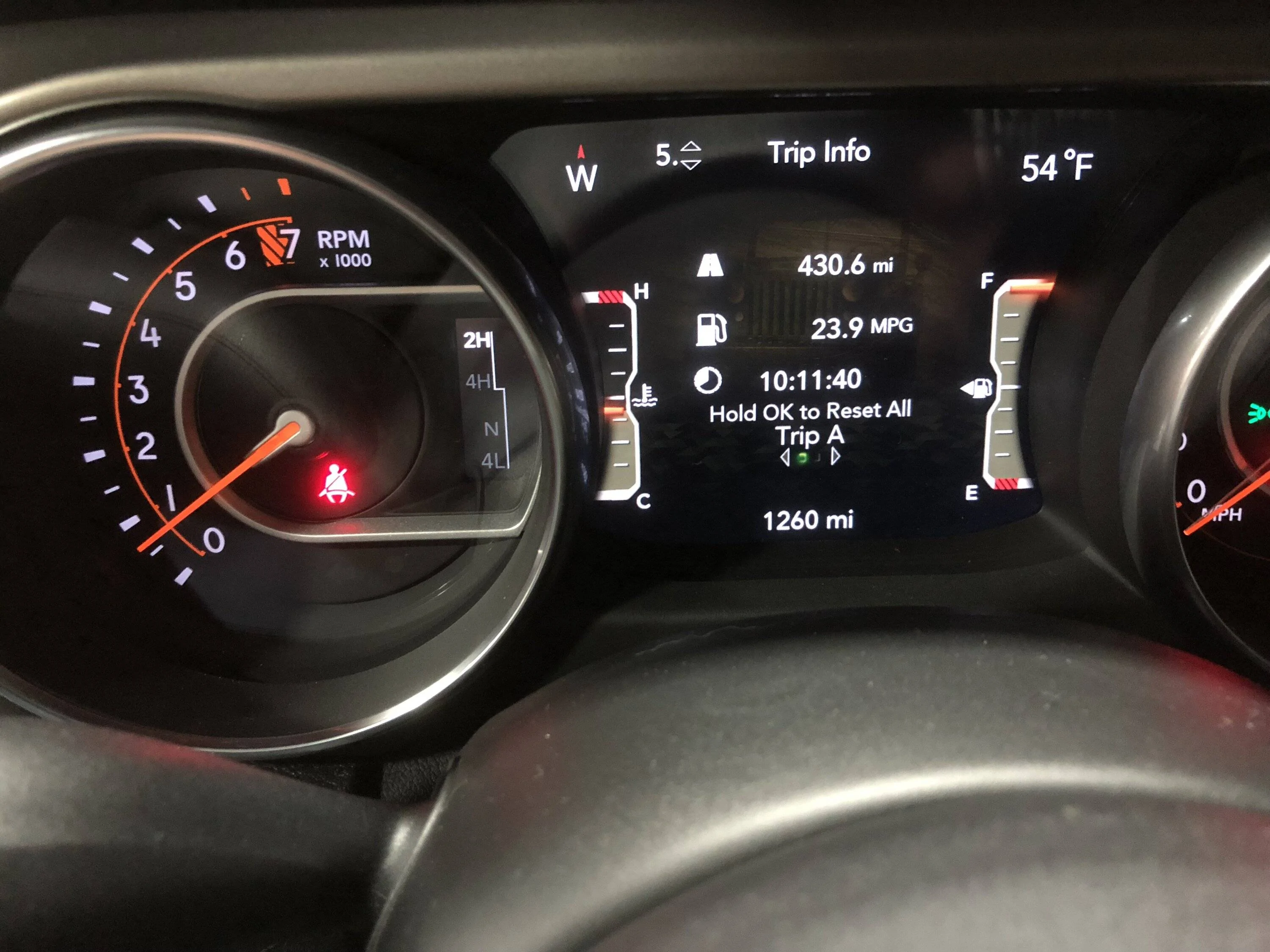 Jeep Wrangler JL Post pics of your 20+ MPG! (average per tank) IMG_2693