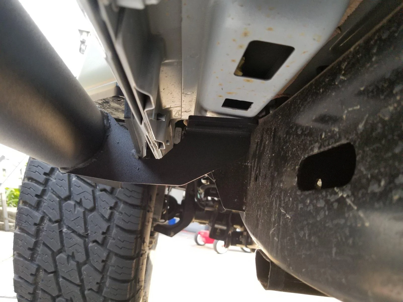 Jeep Wrangler JL N fab step bars quality control bad. 20180815_184541