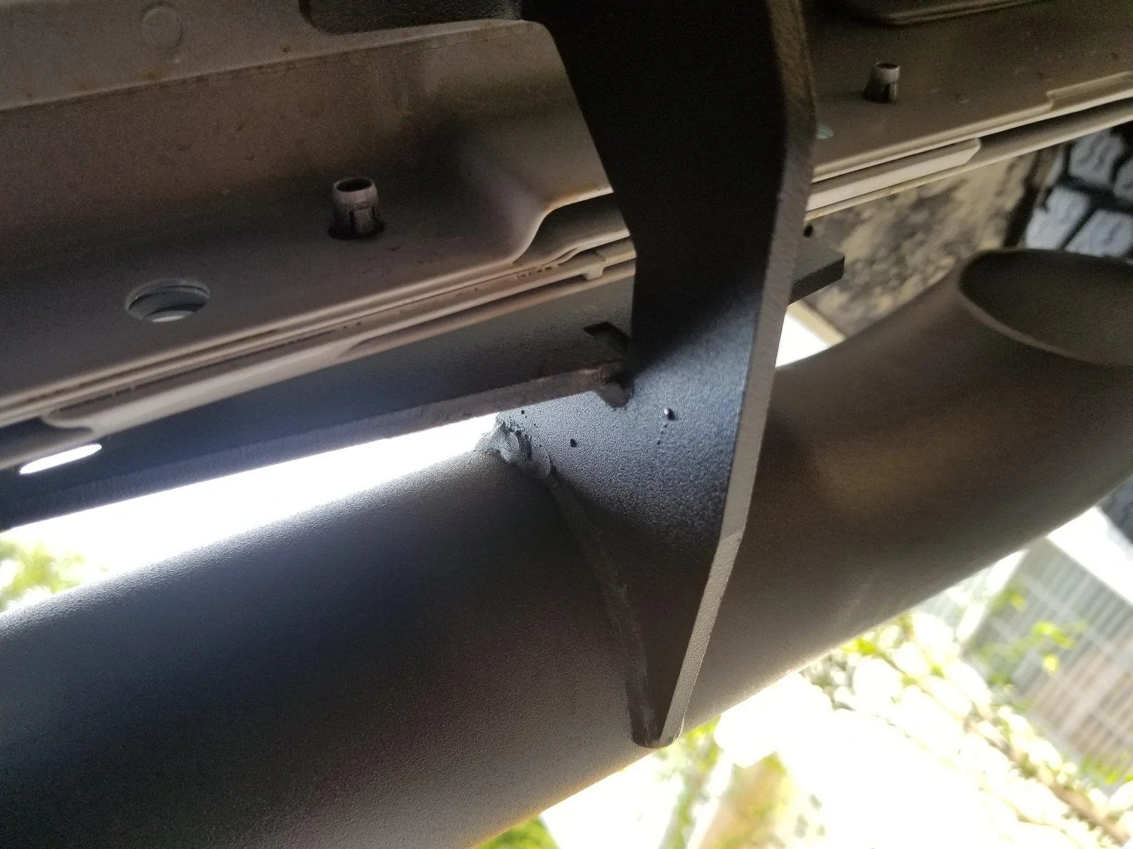 Jeep Wrangler JL N fab step bars quality control bad. 20180815_184606