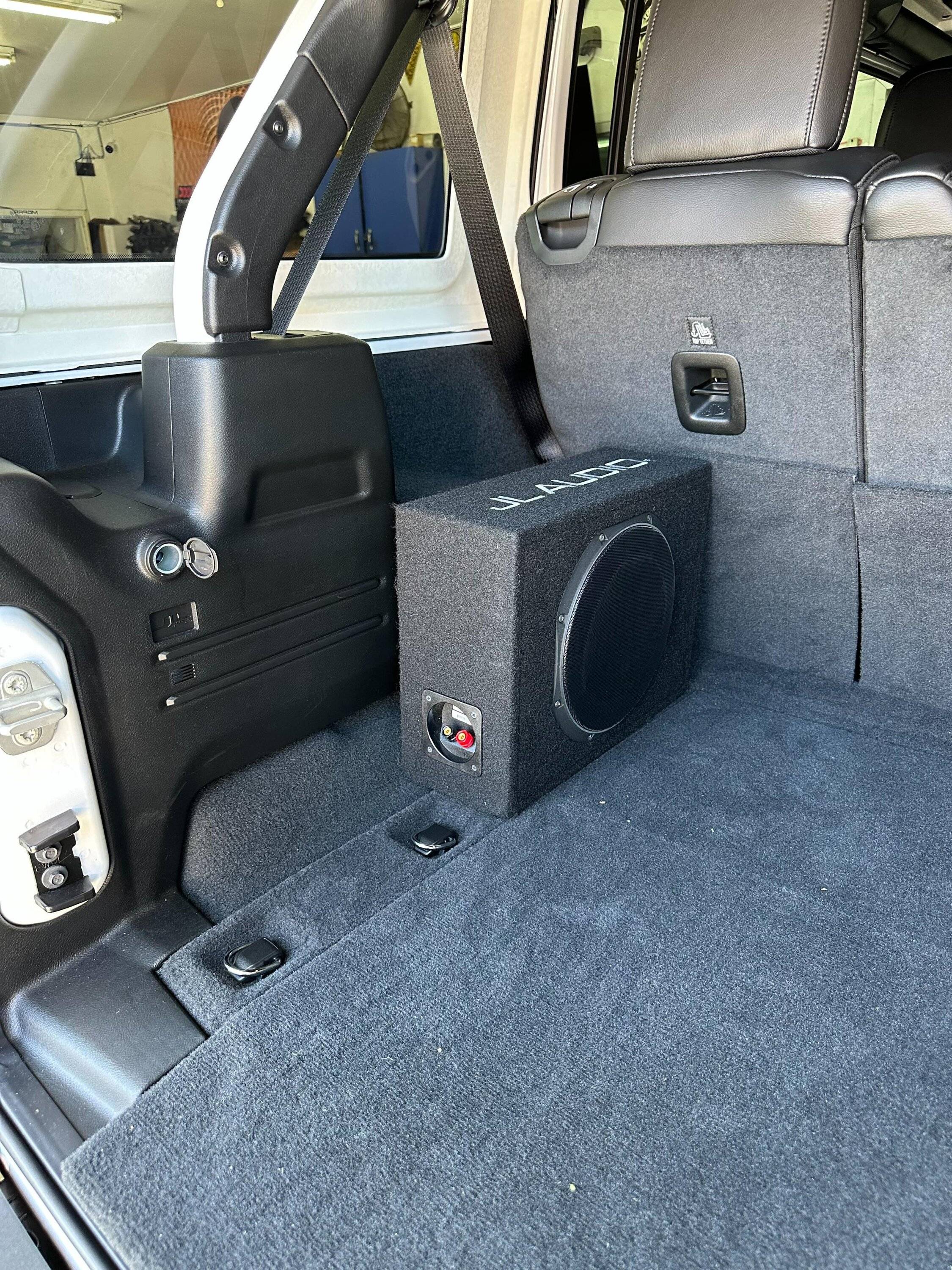 Jeep Wrangler JL BRP factory Alpine Sub adapter jl sub 2