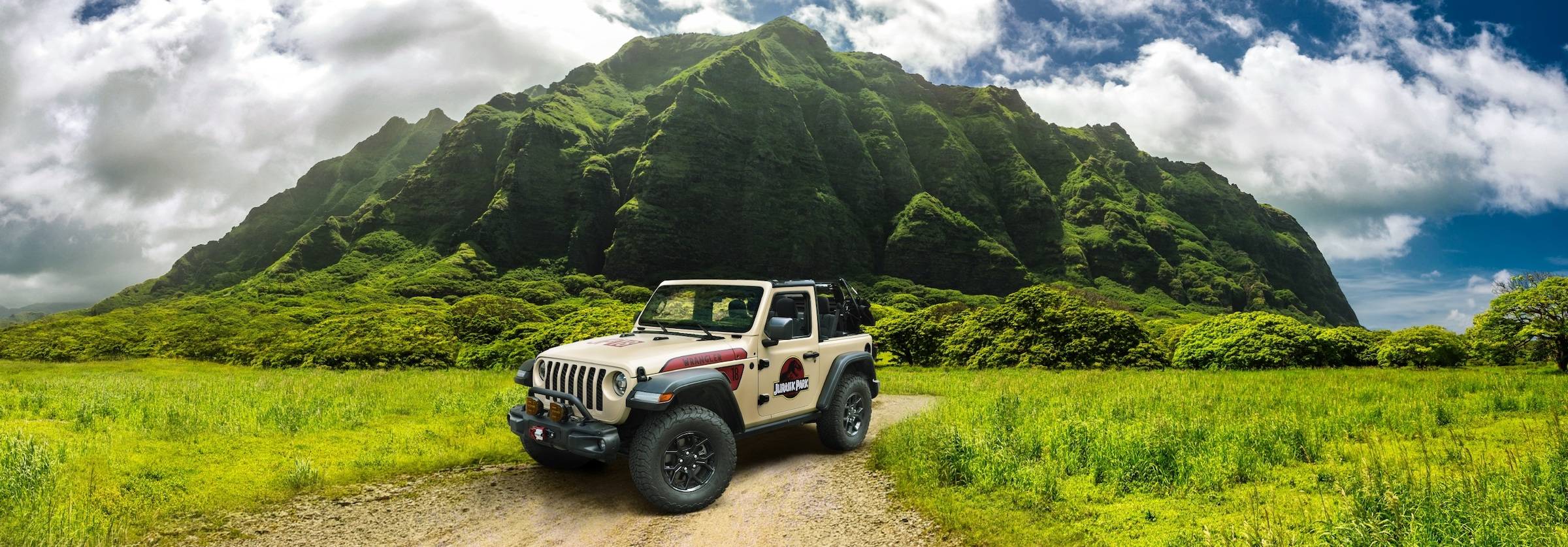 Jeep Wrangler JL Jeep Jurassic Park Graphics Package Limited Edition Now Available to Celebrates 30th Anniversary of Original 1993 Film BU023_177EV
