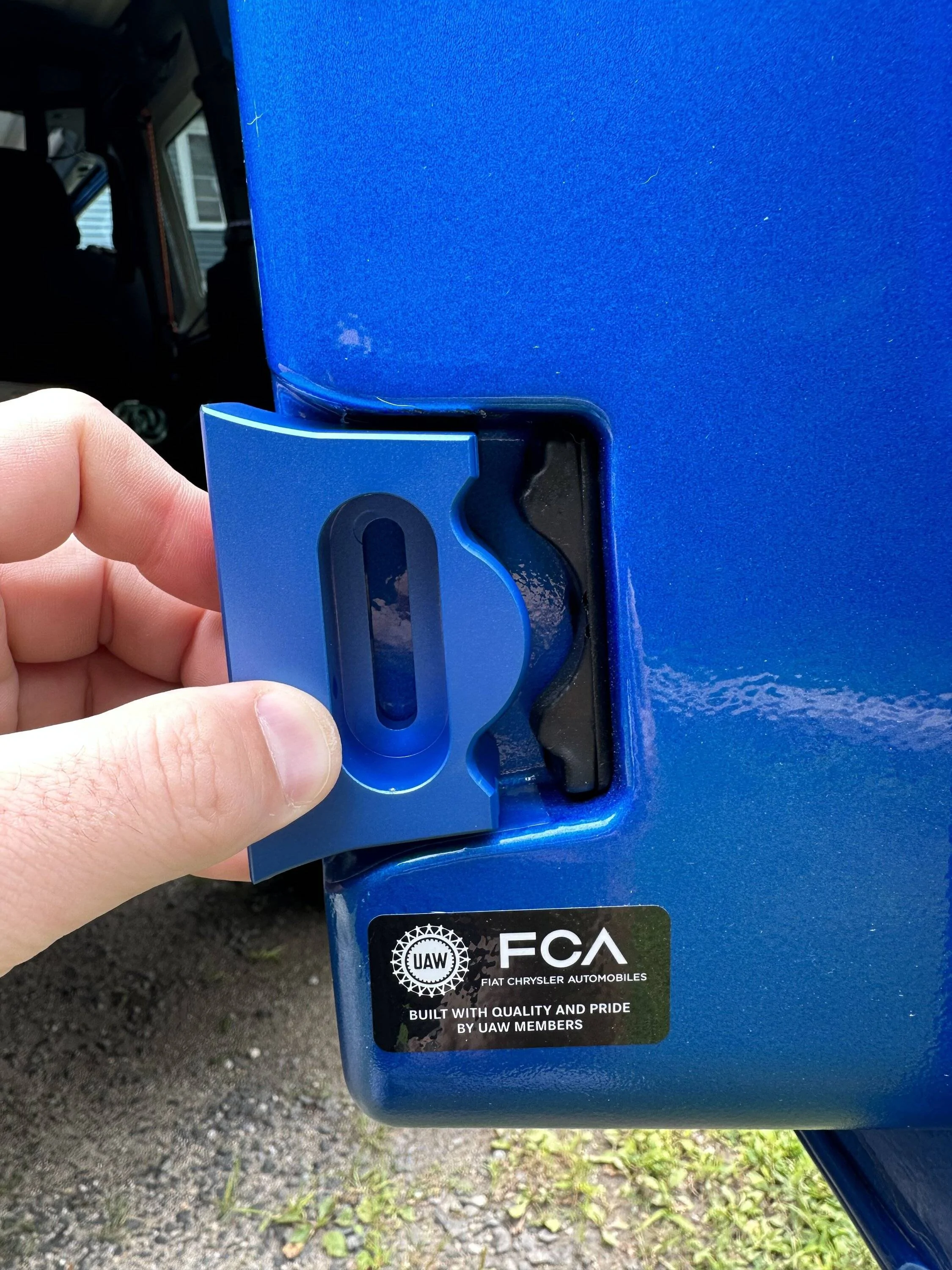 Jeep Wrangler JL Tailgate Latch Stop Bumper IMG_6636
