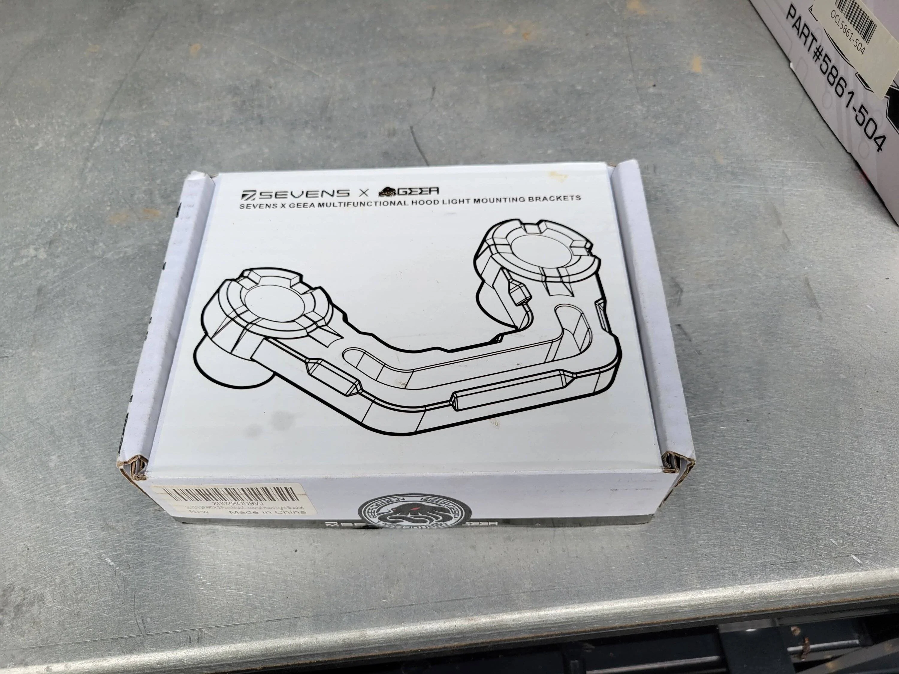 Jeep Wrangler JL Seven Sparta Windshield Light Mounting Brackets - $20 20230804_151732