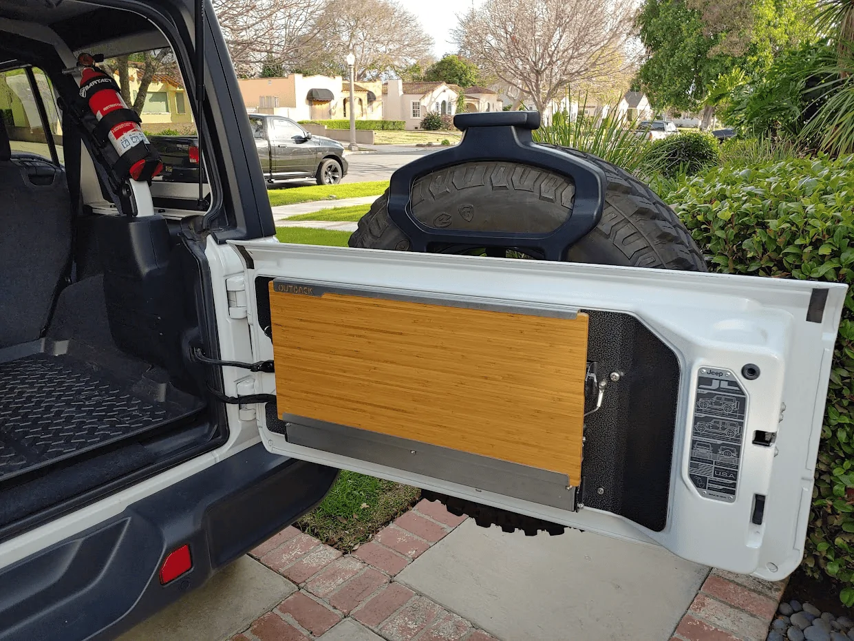 Jeep Wrangler JL Tailgate Table question 1691223229323