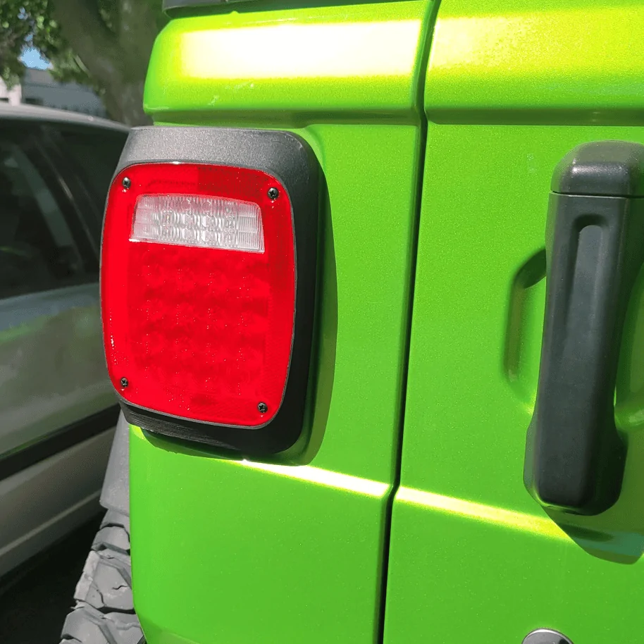 Jeep Wrangler JL Metalcloak Low Profile LED Tail Light Kit... now available! 1691596598797