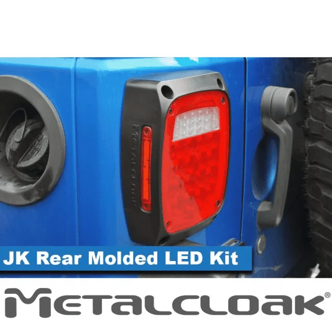 Jeep Wrangler JL Metalcloak Low Profile LED Tail Light Kit... now available! 1691606918147
